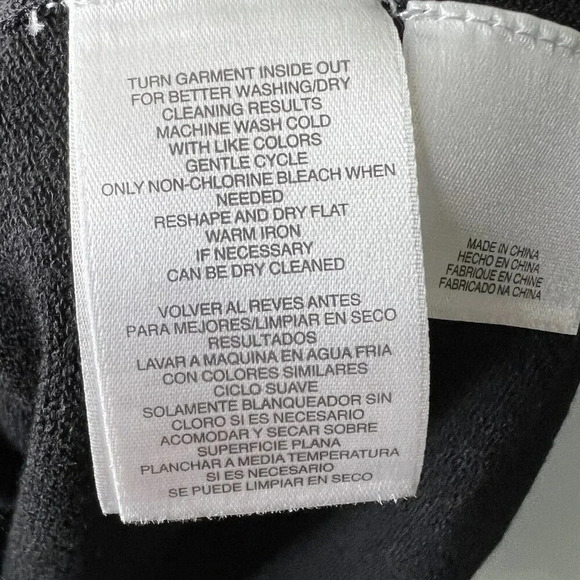 Anne Klein Black Midi Sweater Dress Sz S Office Buisness Casual Classic Comfy - Picture 6 of 11